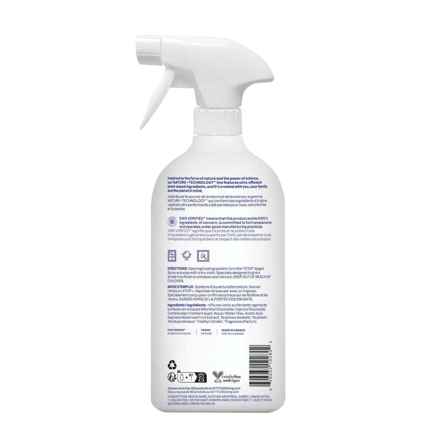 Natural Window & Mirror Cleaner