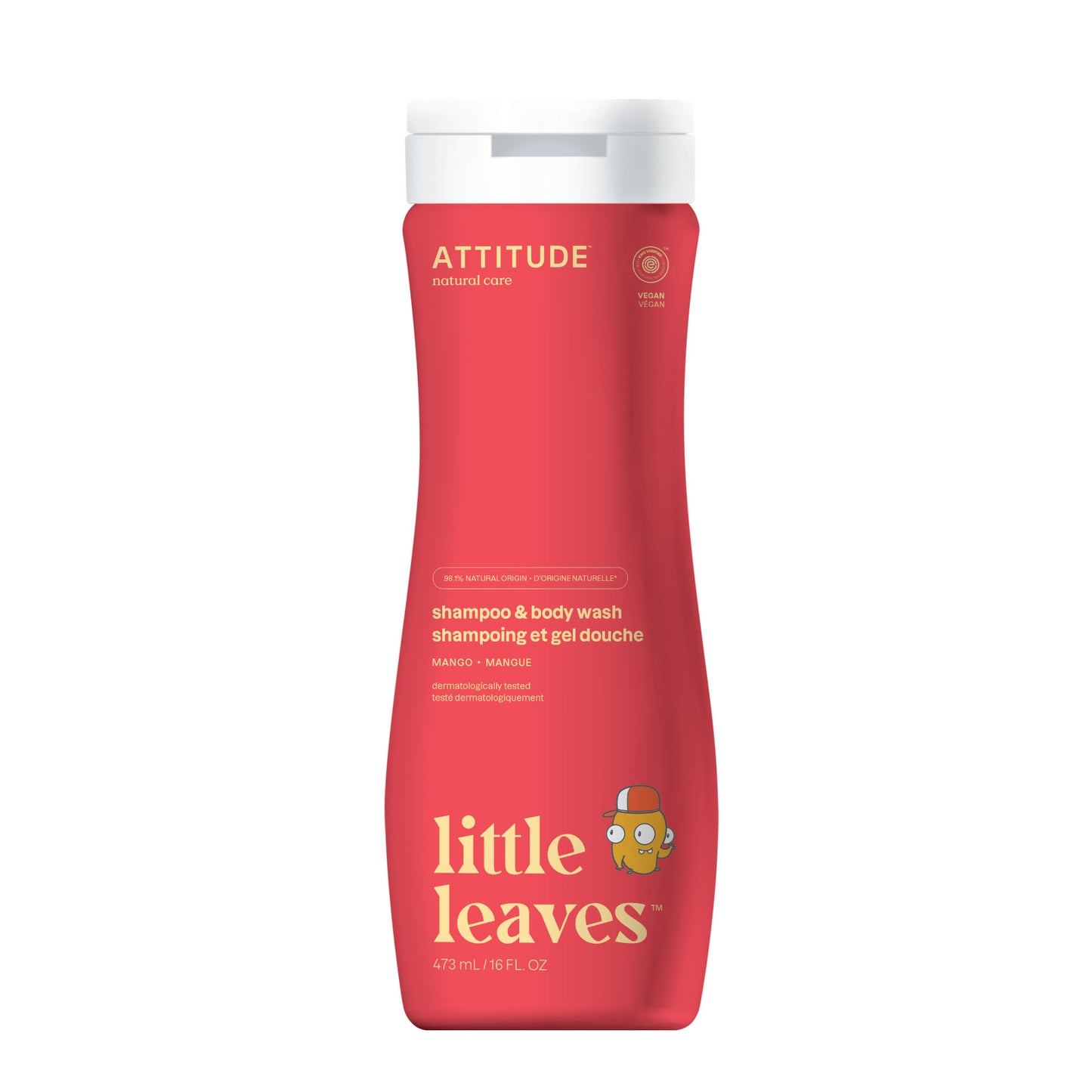 Little Leaves 二合一洗髮和沐浴露 - 芒果 - 473mL
