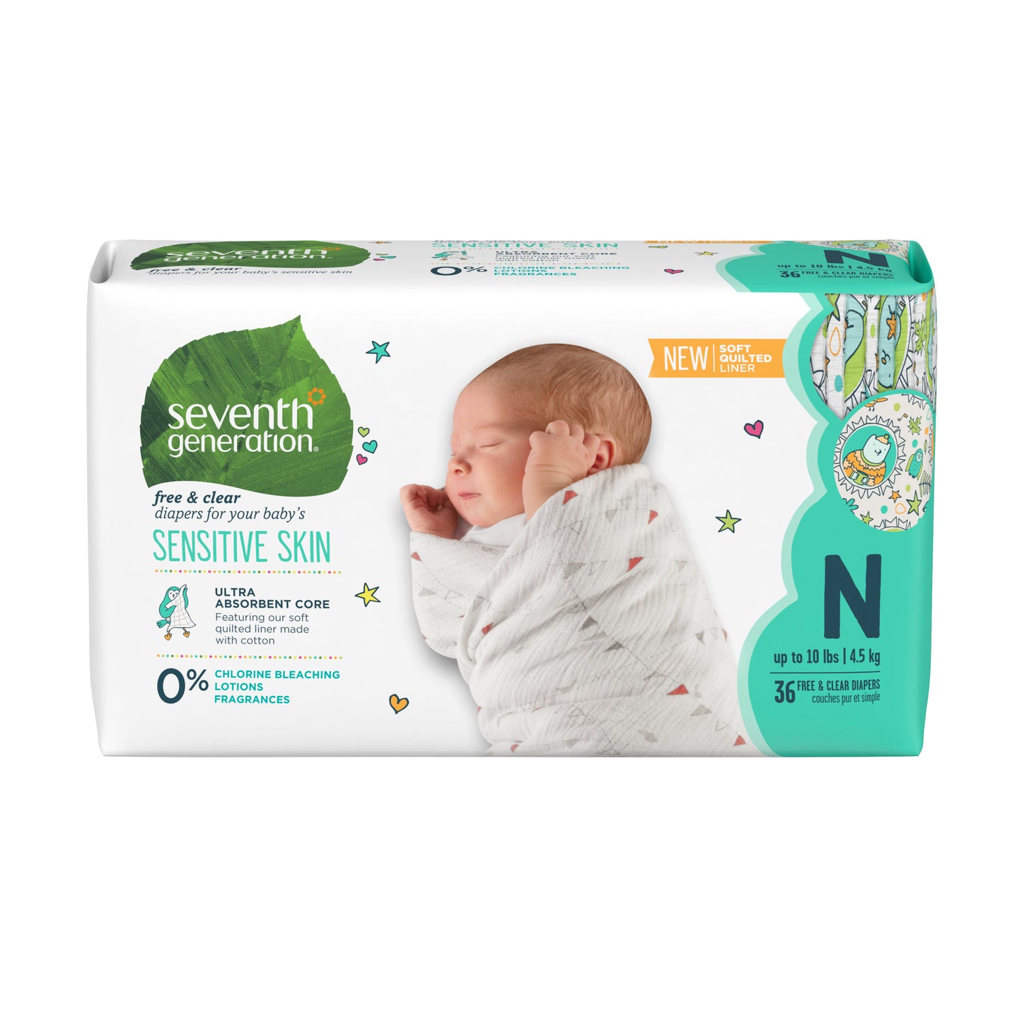 Newborn (Up to 10 lbs) 36ct