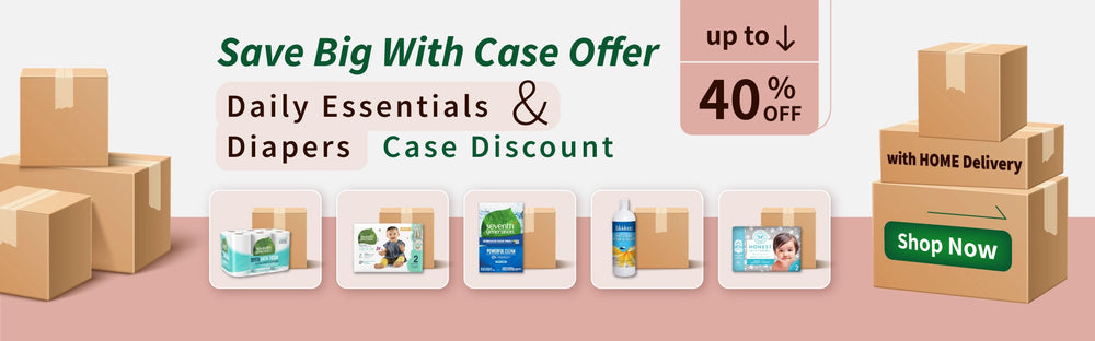 Save Big With Case Offer Up to 40% Off Daily Essentials & Diapers Case Discount