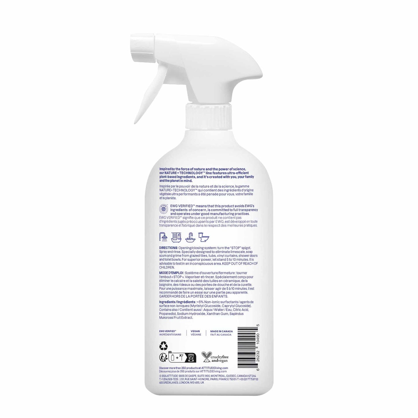 
                  
                    Bathroom cleaner - unscented
                  
                
