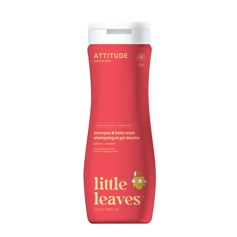 Little Leaves 2in1 Shampoo and body wash- Mango - 473mL