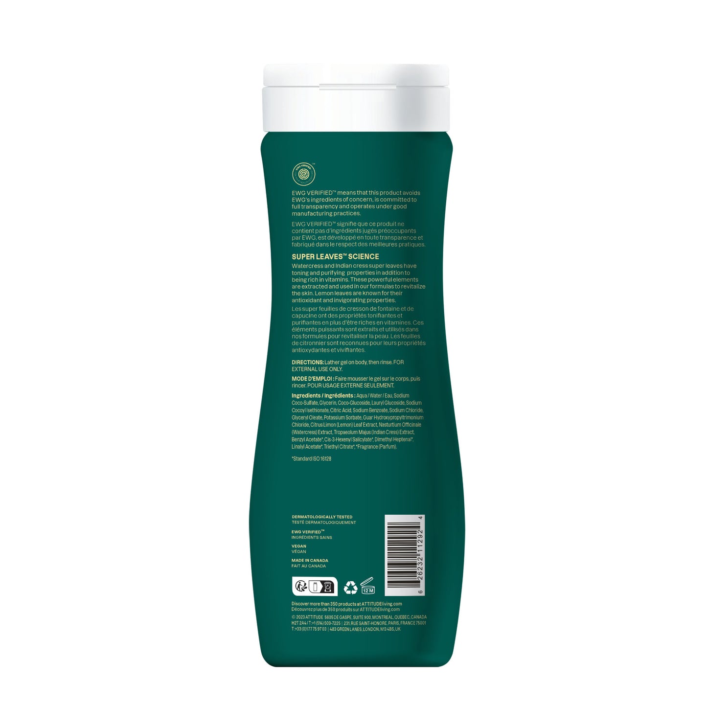 
                  
                    Natural Shower Gel Regenerating Lemon Leaves
                  
                