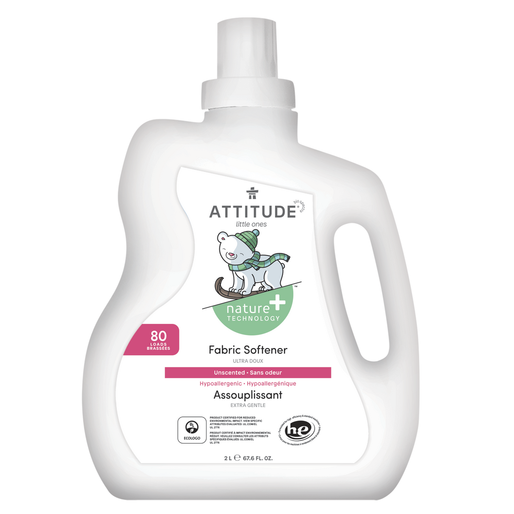 Little ones Fabric Softener - fragrance free - 80 loads