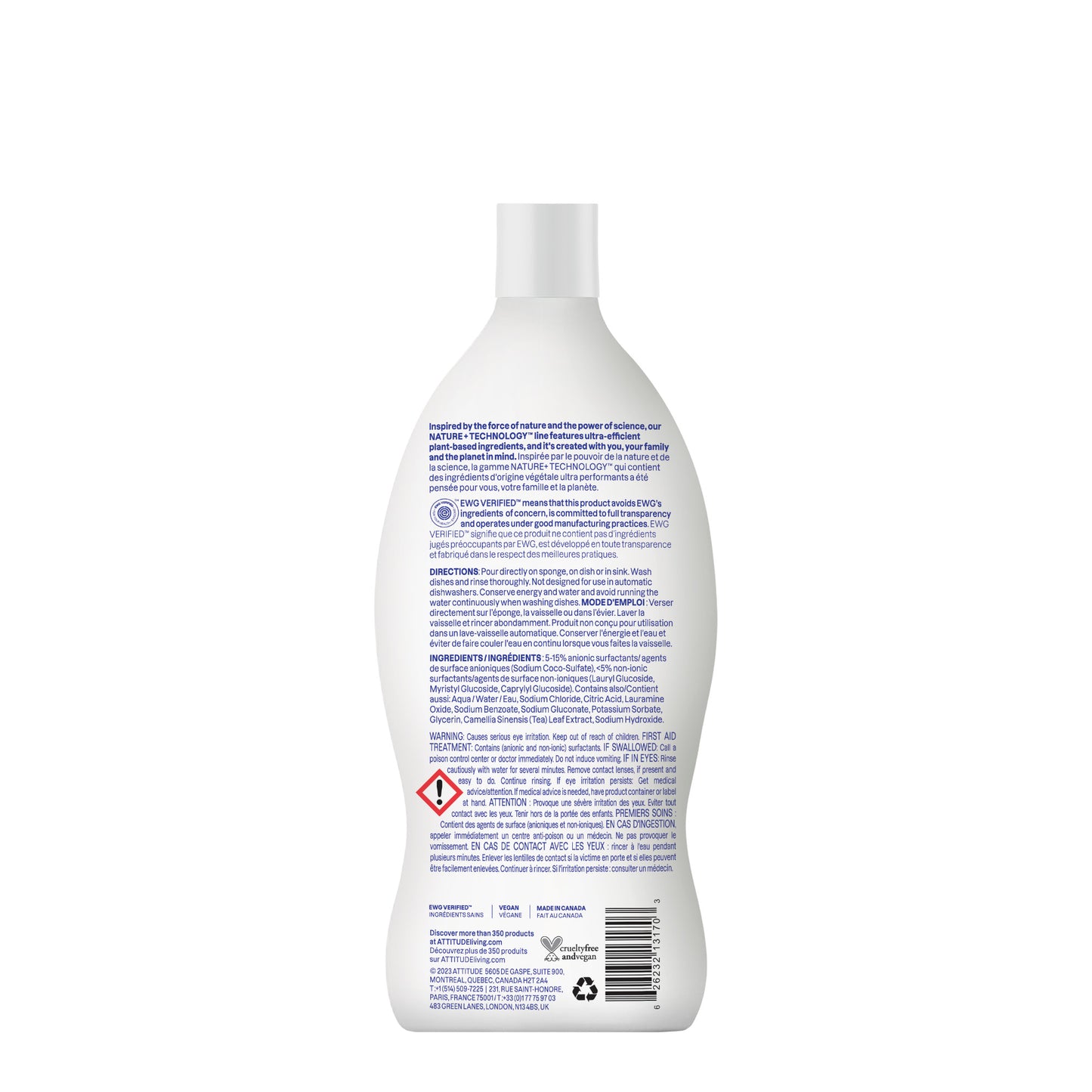 
                  
                    Dishwashing Liquid, Unscented, 700ml
                  
                
