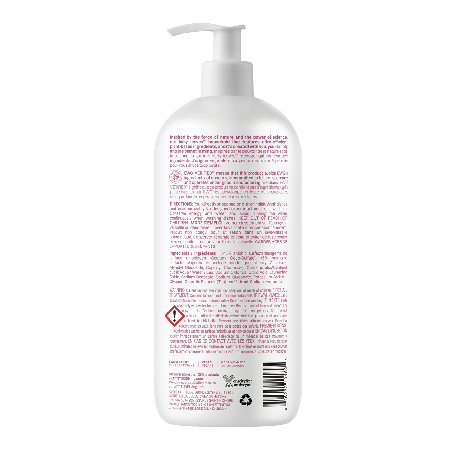 
                  
                    Baby Bottle & Dishwashing Liquid  - fragrance free - 1L
                  
                
