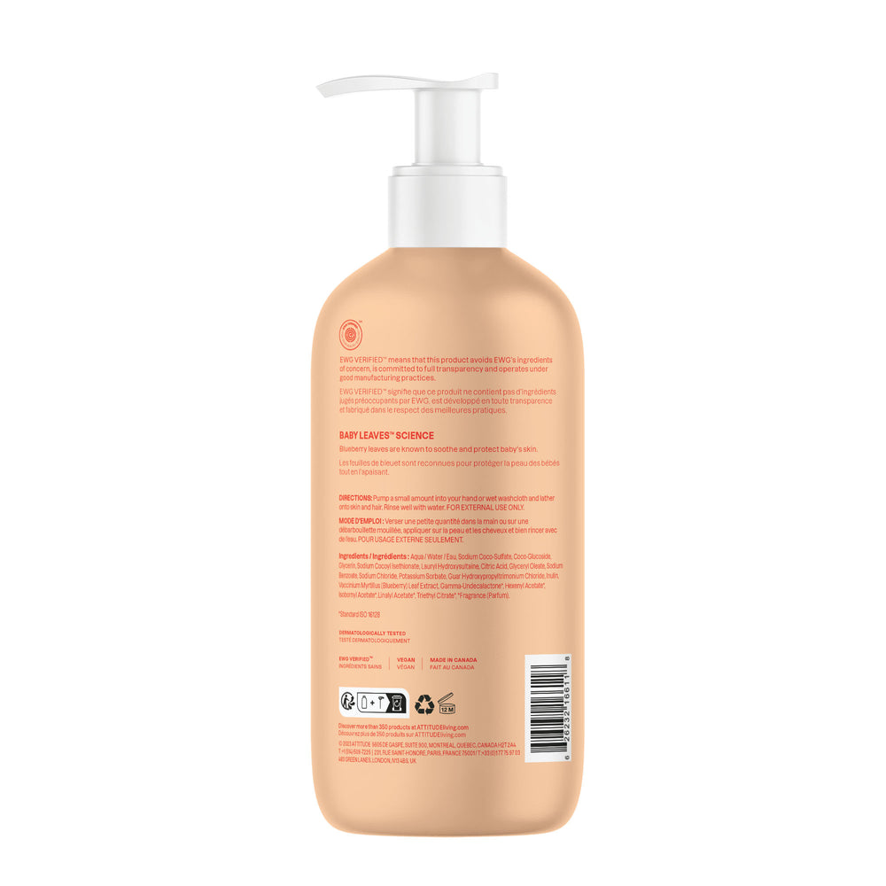 
                  
                    Baby Leaves 2in1 Shampoo and body wash - Orange Pomegranate - 473mL
                  
                