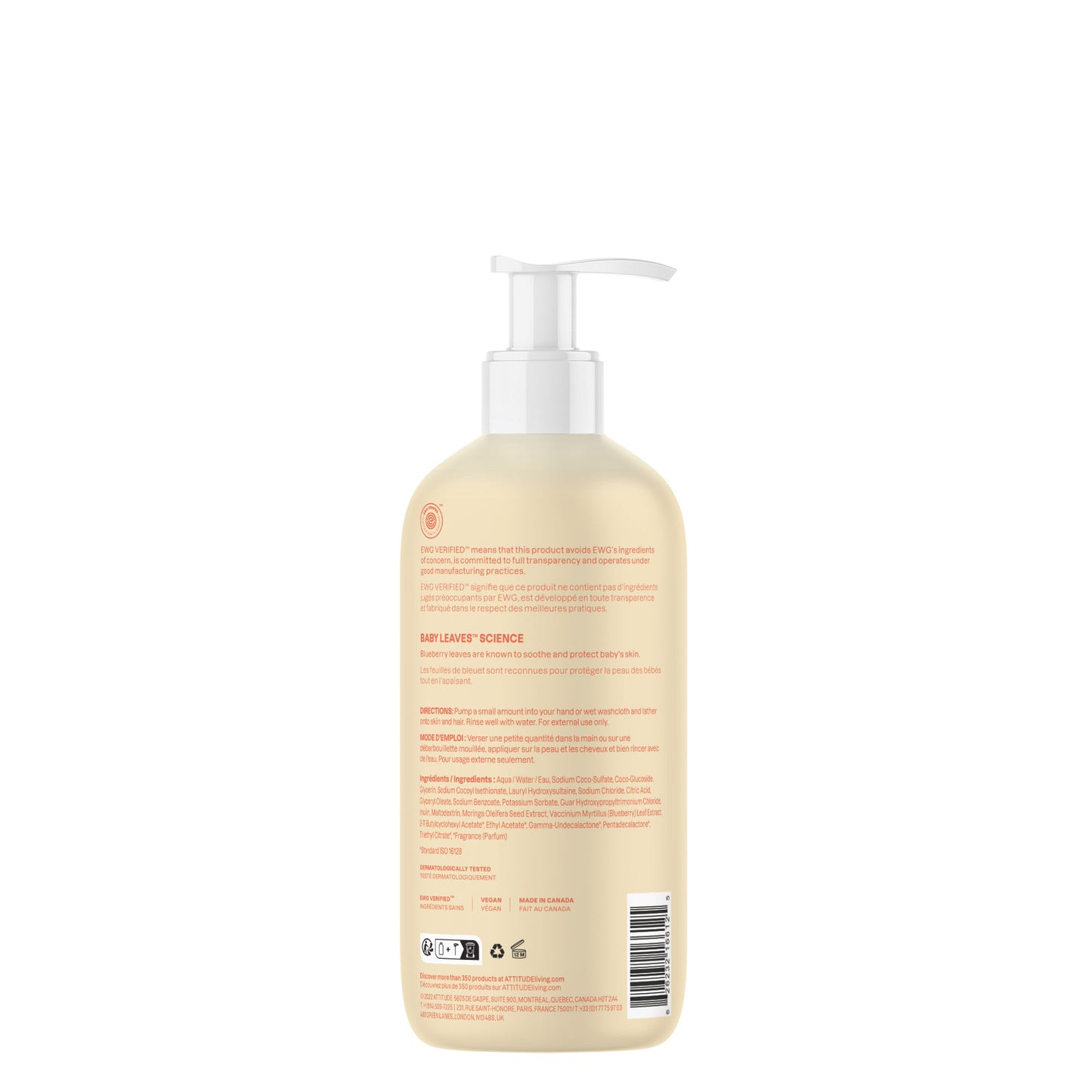 
                  
                    Baby Leaves 2in1 Shampoo and body wash - Pear Nectar - 473mL
                  
                