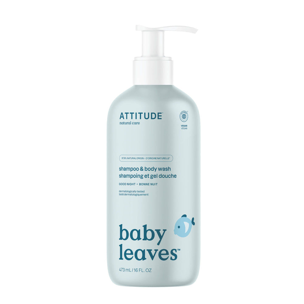 Baby Leaves 2in1 Shampoo and body wash - Almond Milk - 473mL