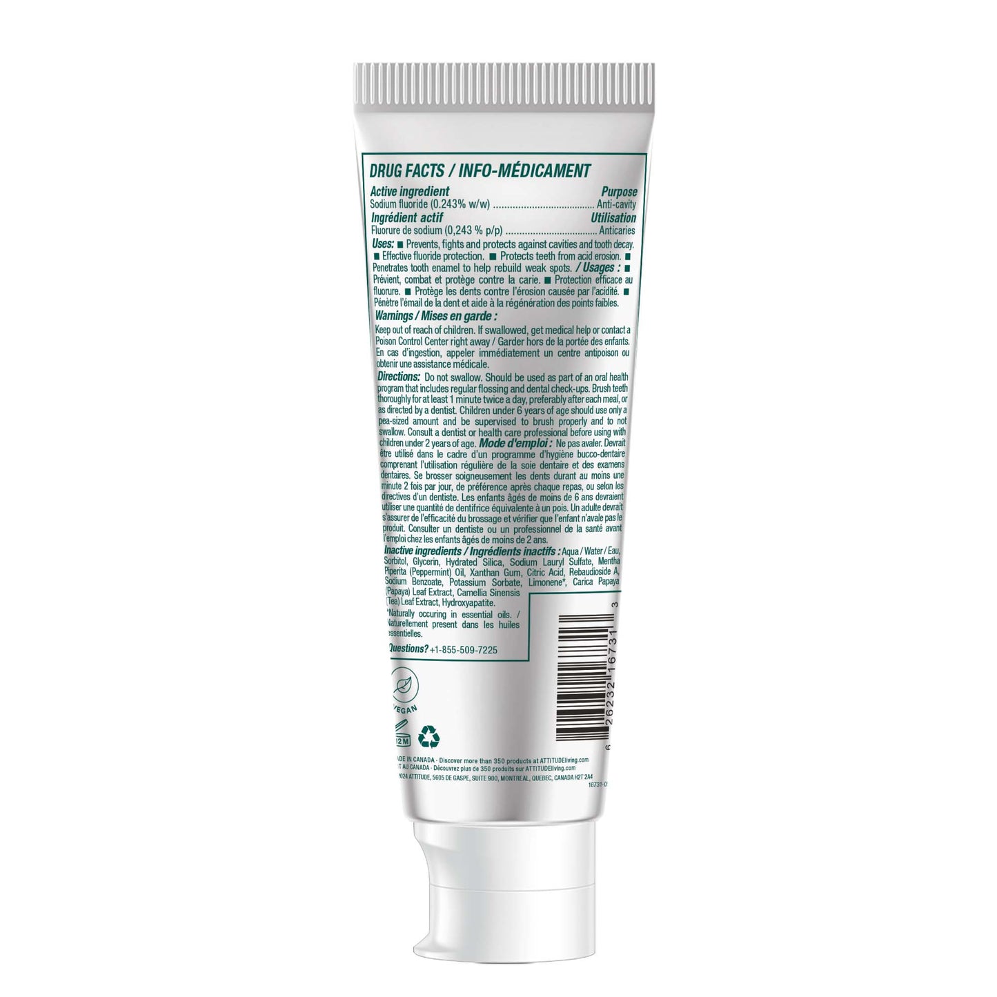 
                  
                    Adult Toothpaste with fluoride - Whitening - 120g
                  
                