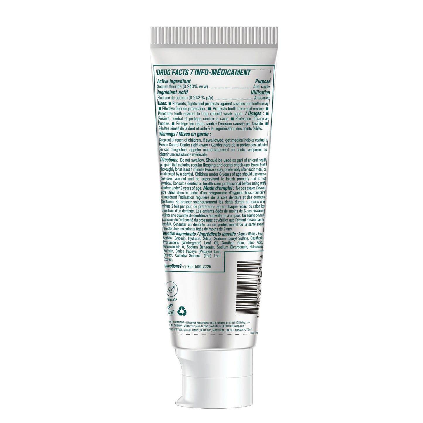 
                  
                    Adult Toothpaste with fluoride - Enamel care - 120g
                  
                