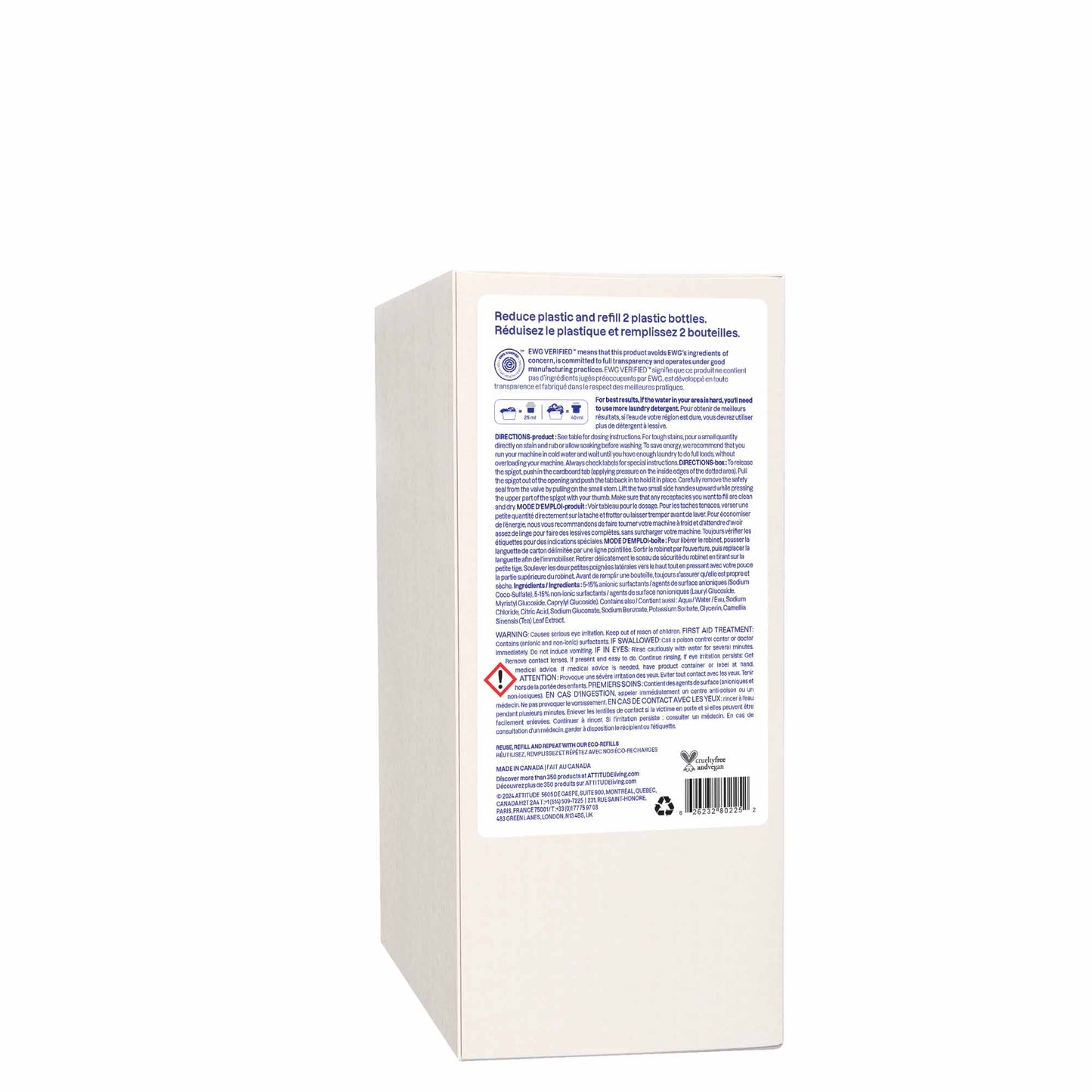 
                  
                    Laundry Detergent, unscented, 80 loads, 2L
                  
                