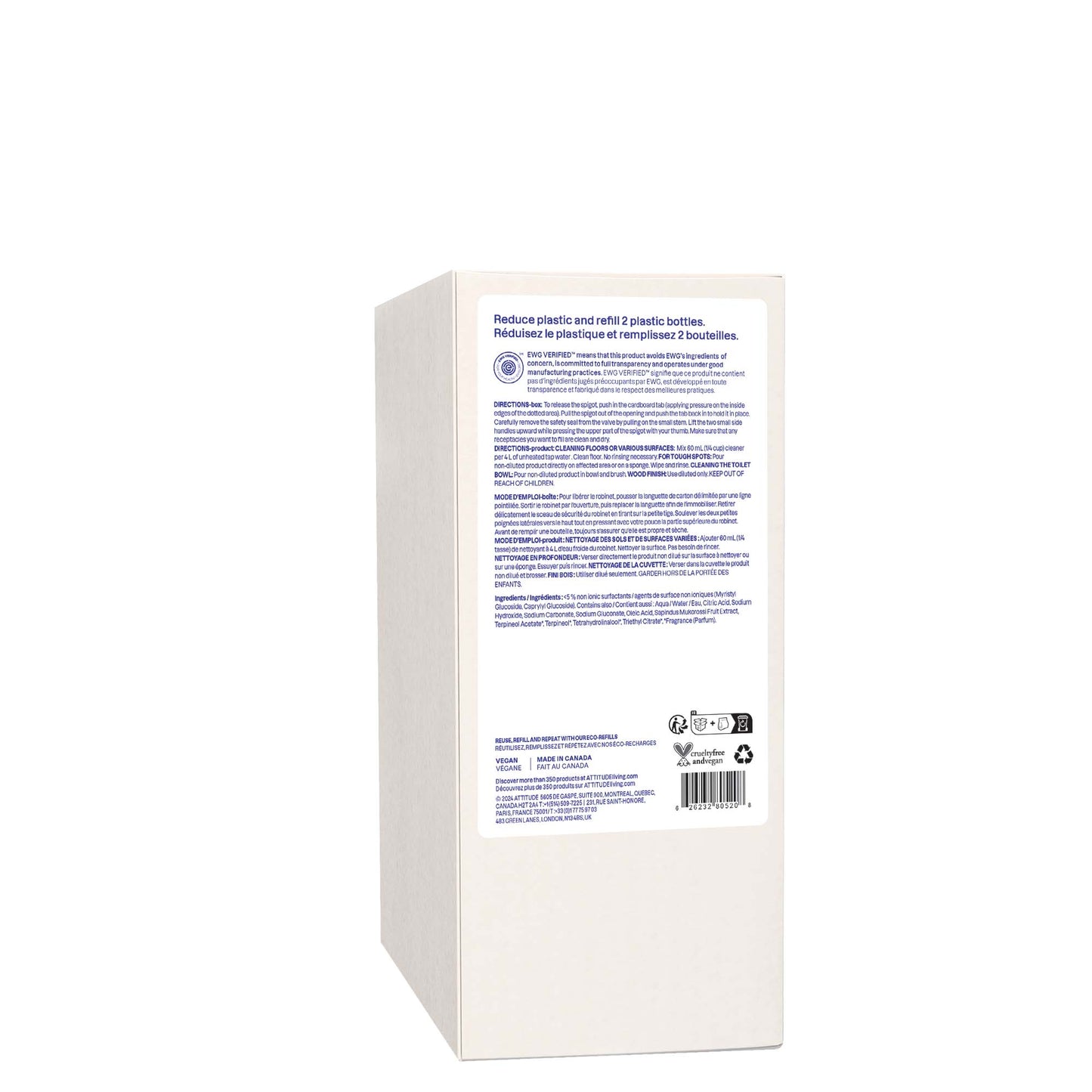 
                  
                    Floor Surfaces Cleaner - Tiles and Wood - Citrus Zest - 2L refill
                  
                
