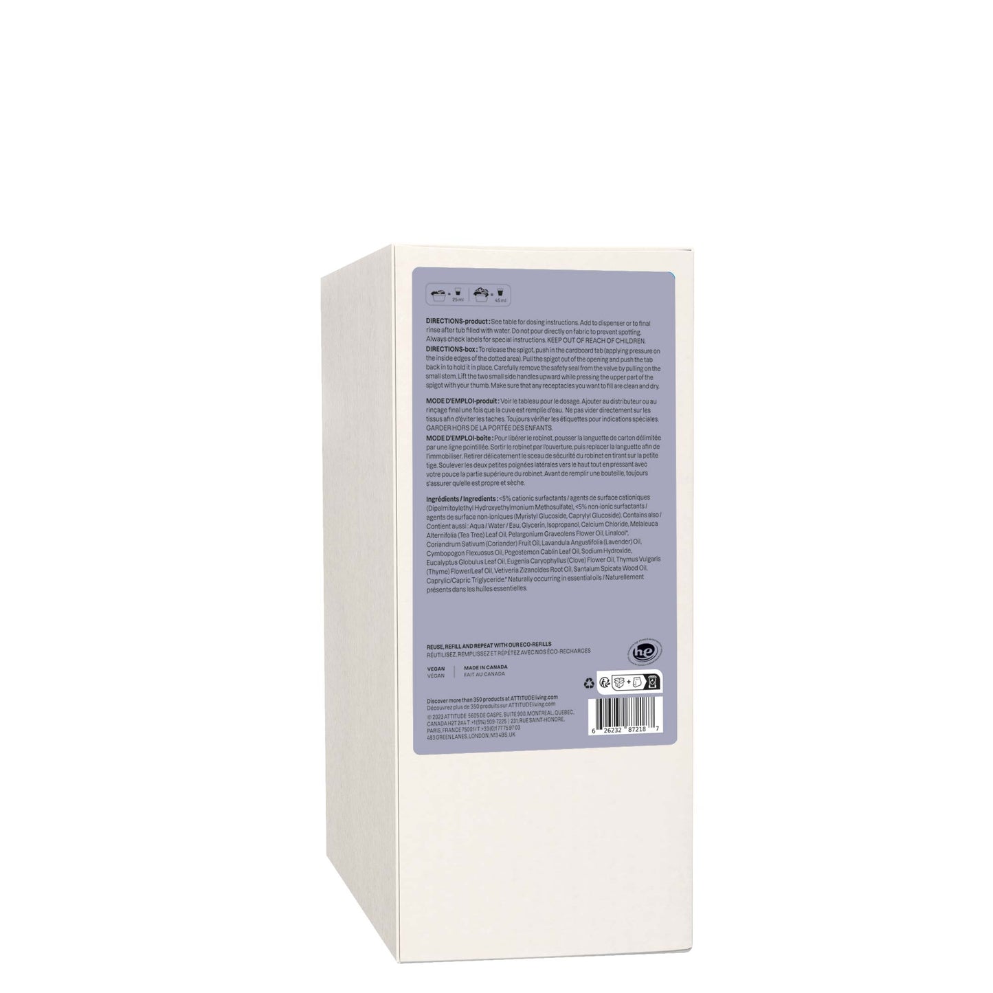 
                  
                    天竺葵和檸檬草織物柔軟精 - 生態補充裝
                  
                