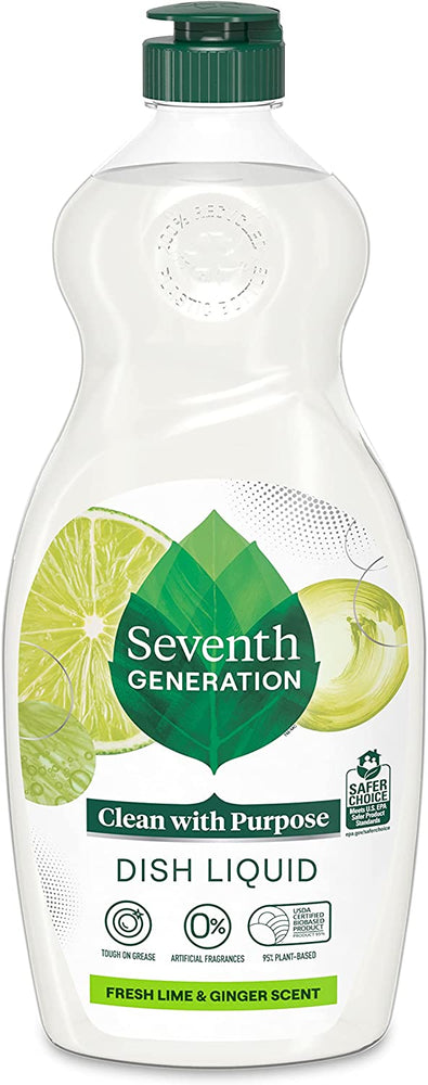 
                  
                    Dish Liquid - Fresh Lime and Ginger Scent, 19oz
                  
                