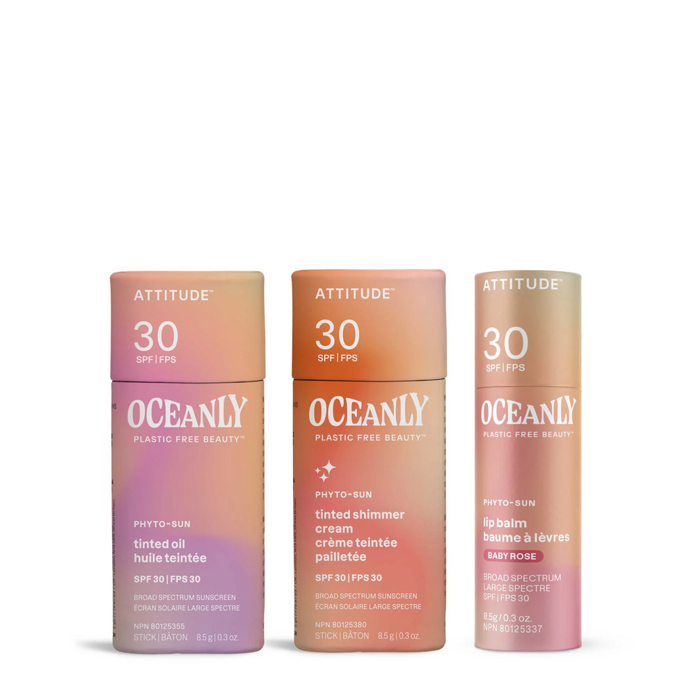 Oceanly - Phyto-sun  Solid Skincare Kit SPF 30 with Zinc Oxide - 8.5gX3