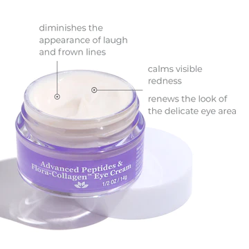 
                  
                    Advanced Peptides & Flora-Collagen™ Eye Cream
                  
                