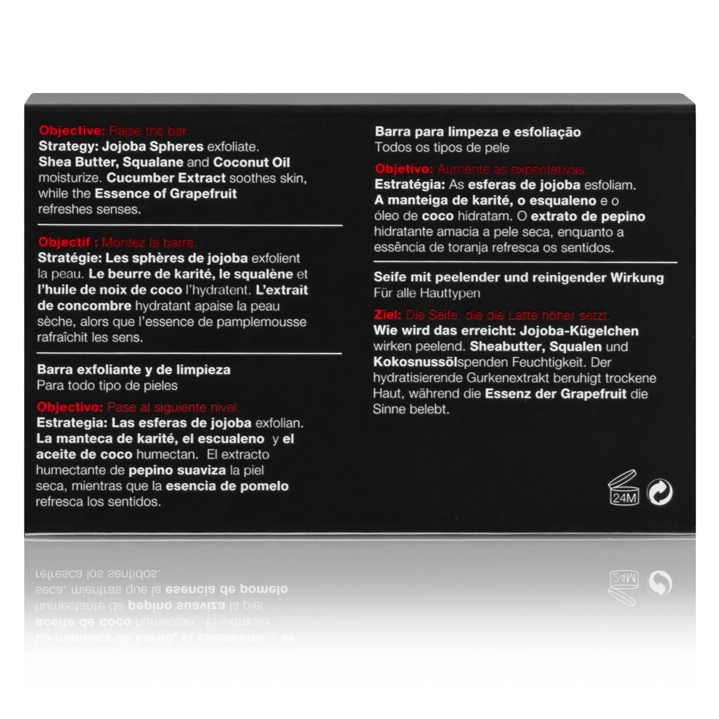 
                  
                    EXFOLIATING + CLEANSING BAR
                  
                