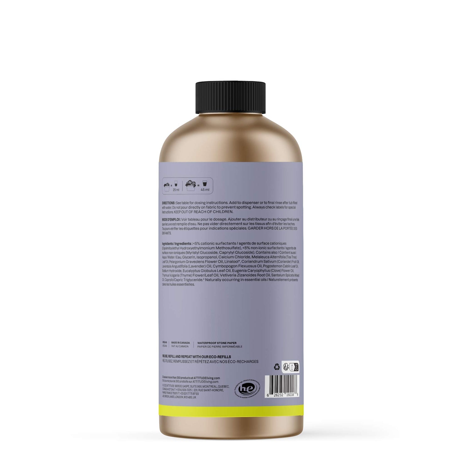 
                  
                    Fabric softener Aluminum - Geranium & Lemongrass
                  
                