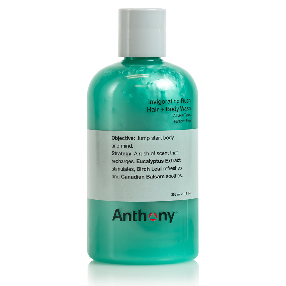INVIGORATING RUSH HAIR & BODY WASH 12 oz