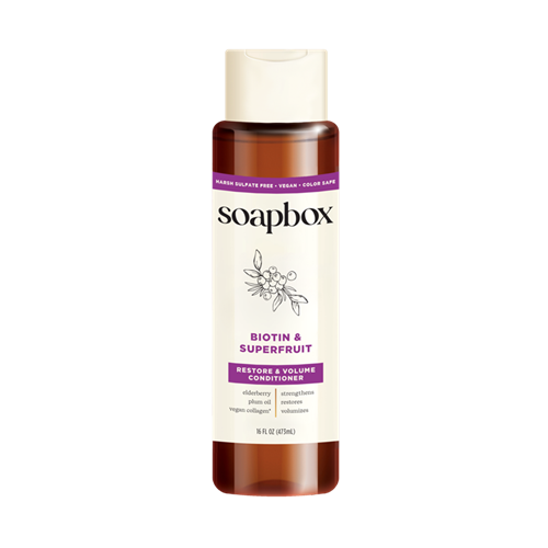 Soapbox Conditioner, Biotin & Superfruit, 16oz