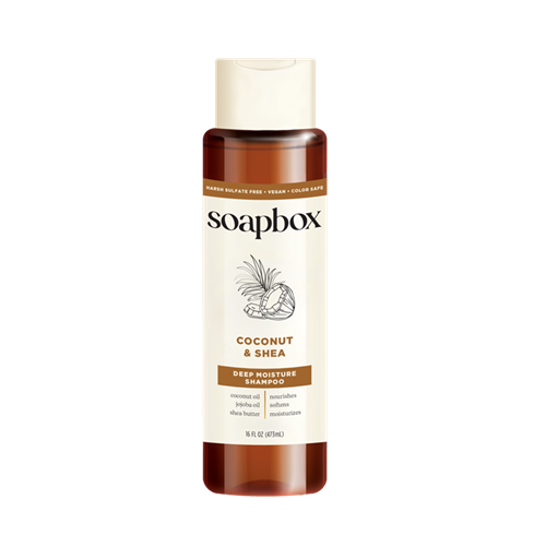 Soapbox Shampoo, Coconut & Shea, 16oz
