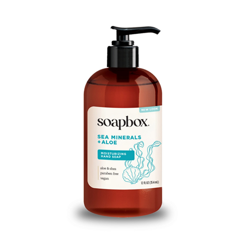 Soapbox Liquid Hand Soap Sea Minerals & Aloe, 12oz