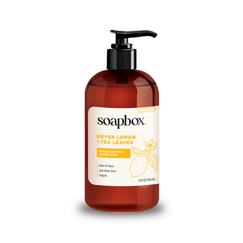 Soapbox Liquid Hand Soap Meyer Lemon & Tea Leaves, 12oz