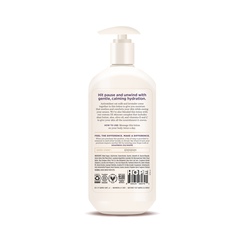 
                  
                    Soapbox Lotion, Oat Milk & Lavender, 16oz
                  
                