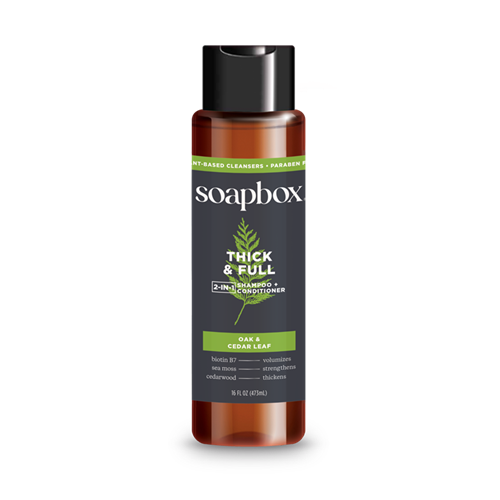 Soapbox 2in1 Shampoo & Conditioner, Men's Thick & Full, 16oz