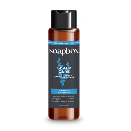 Soapbox 2in1 Shampoo & Conditioner, Men's Scalp Care, 16oz