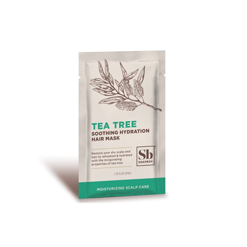 Soapbox Hair Treatment, Tea Tree Mask, 1.75oz, Sachet