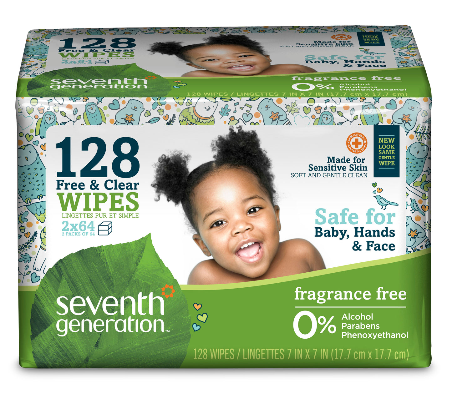 
                  
                    嬰兒濕紙巾補充裝，無味 ，128片，Free and Clear Baby Wipes Refill，128pcs
                  
                