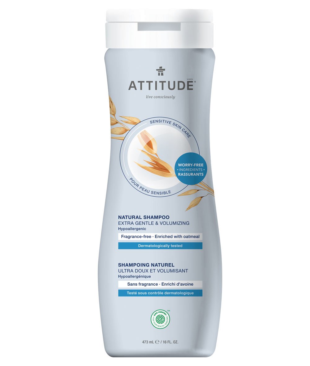 溫和豐盈無香味洗髮露 - 敏感肌適用 Sensitive Skin Shampoo - Extra Gentle & Volumizing - Fragrance free, 473ML