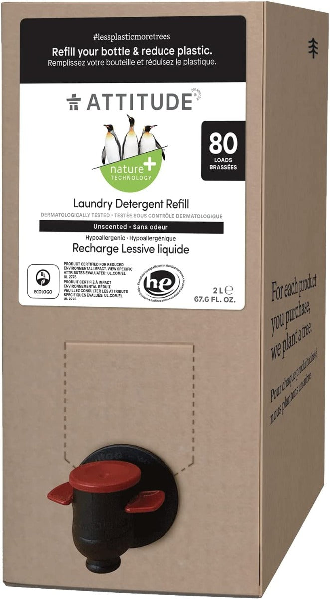 濃縮洗衣液 - 無香味 Laundry Detergent - unscented, 80 loads, 2L