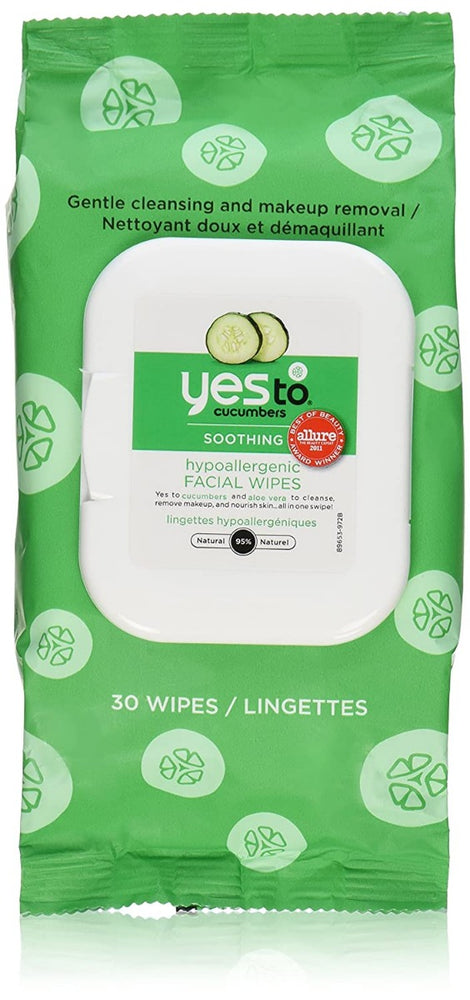 
                  
                    Cucumbers Soothing Hypoallergenic Facial Wipes, 30 ct
                  
                