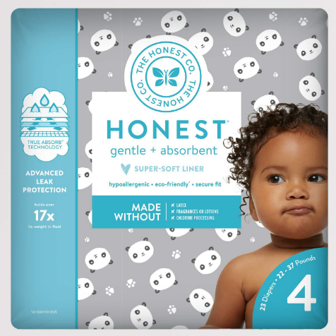 Diapers Panda Print Size 4
