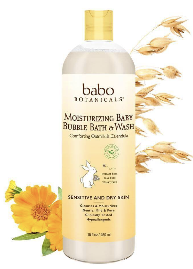 Moisturising Baby Bubble Bath & Wash 15oz