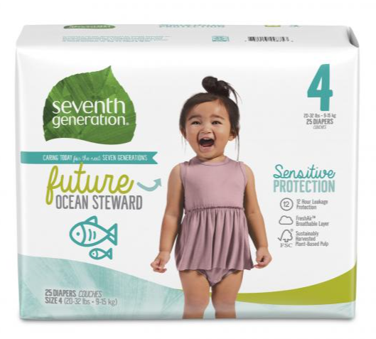 防敏無氯嬰兒紙尿片 Size 4 ，25片，Baby Diaper Size 4 Sensitive Protection，25pcs